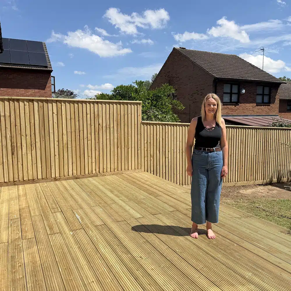 Garden Fence Installation project